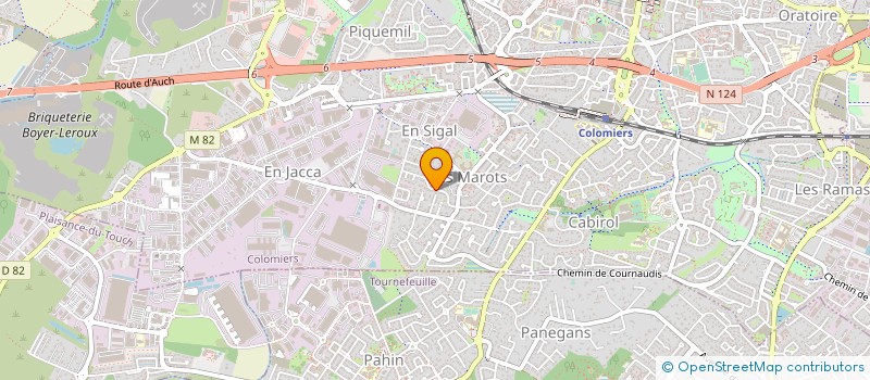 localisation de l'entreprise MADAME ANNE ROY à COLOMIERS