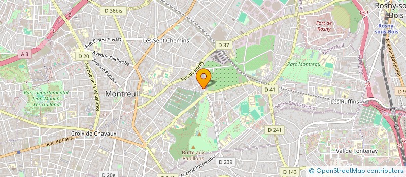 localisation de l'entreprise MADAME ANNE ROYANT à MONTREUIL