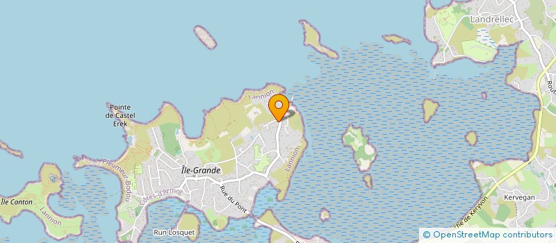 localisation de l'entreprise MADAME ANNE ROZENN HUGUETTE RAOUL  PLEUMEUR-BODOU