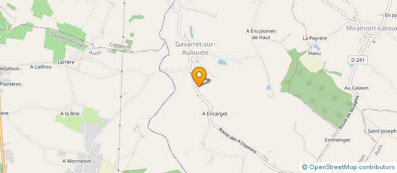 localisation de l'entreprise MADAME ANNE ROZYCKI  SAINTE-CHRISTIE