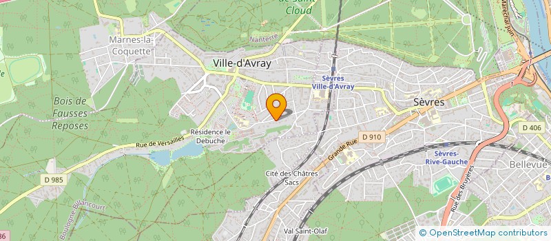 localisation de l'entreprise MADAME ANNE RUBI à VILLE-D'AVRAY