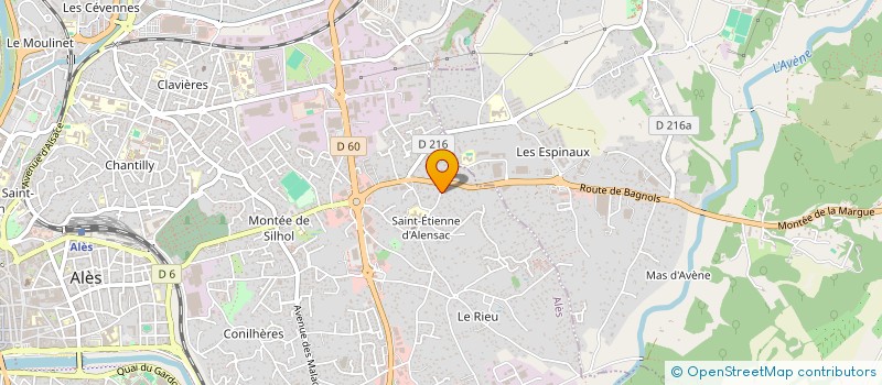 localisation de l'entreprise MADAME ANNE RUEL à ALES