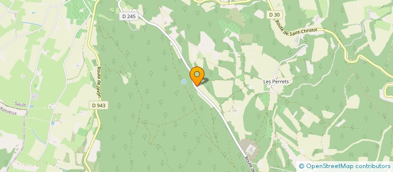 localisation de l'entreprise MADAME ANNE RUIZ  SAULT