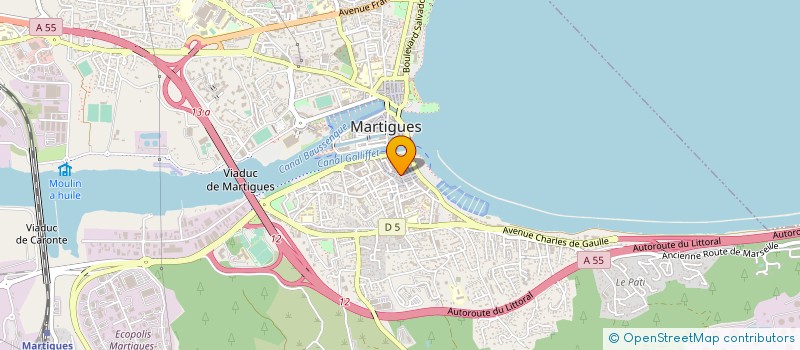 localisation de l'entreprise MADAME ANNE RUIZ à MARTIGUES
