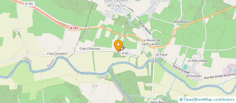 localisation de l'entreprise MADAME ANNE RULLIER à JAVREZAC