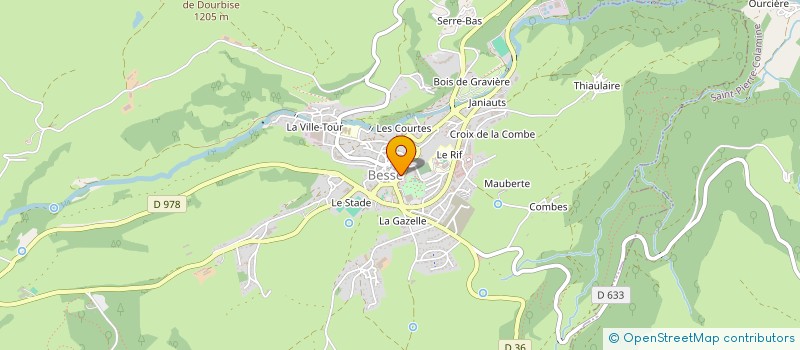 localisation de l'entreprise MADAME ANNE SABATIER  BESSE-ET-SAINT-ANASTAISE