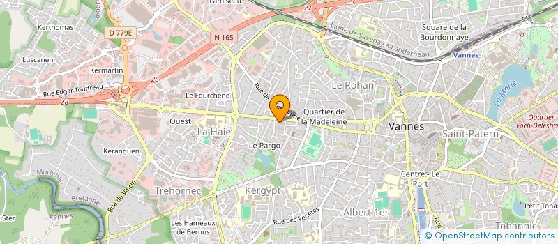 localisation de l'entreprise MADAME ANNE SADOC à VANNES