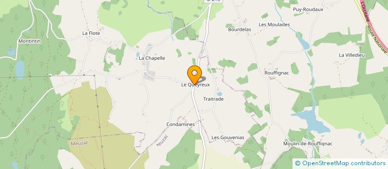 localisation de l'entreprise MADAME ANNE SAGE  MAGNAC-BOURG