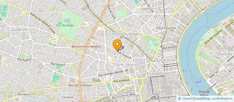 localisation de l'entreprise MADAME ANNE SAISON à BORDEAUX