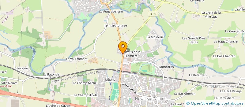 localisation de l'entreprise MADAME ANNE SALAUN  NOYAL-SUR-VILAINE