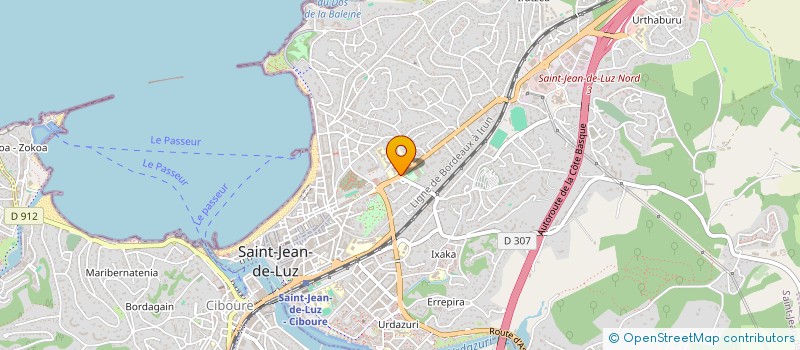 localisation de l'entreprise MADAME ANNE SALGADO à SAINT-JEAN-DE-LUZ