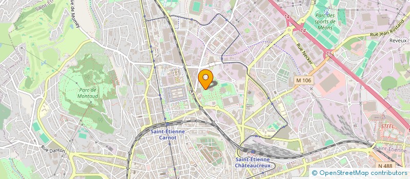 localisation de l'entreprise MADAME ANNE SALMON à SAINT-ETIENNE