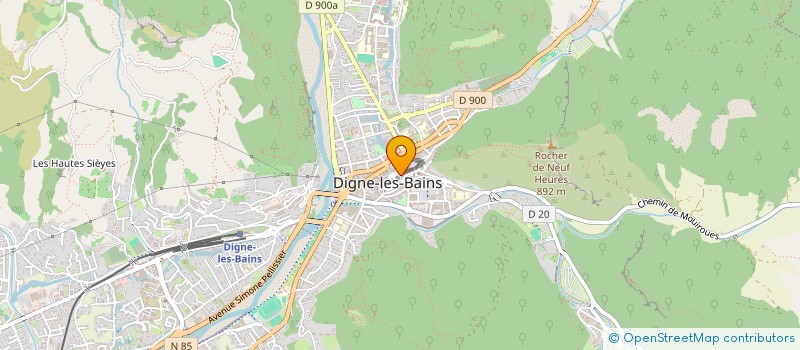 localisation de l'entreprise MADAME ANNE SAMPIERI à DIGNE-LES-BAINS