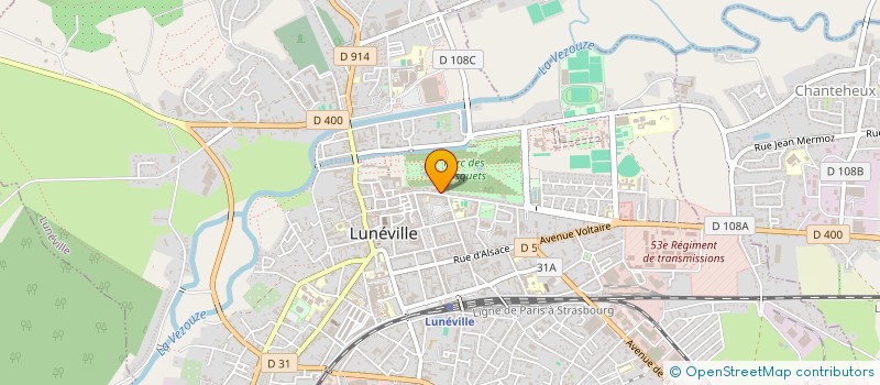 localisation de l'entreprise MADAME ANNE-SANDRINE PILLUT  LUNEVILLE