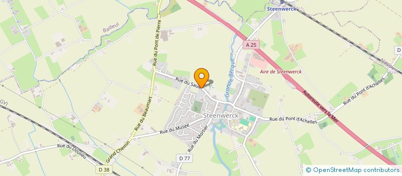 localisation de l'entreprise MADAME ANNE-SARAH CARRE  STEENWERCK