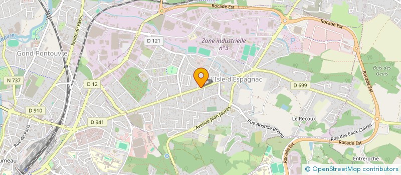 localisation de l'entreprise MADAME ANNE SARRAF  L'ISLE-D'ESPAGNAC