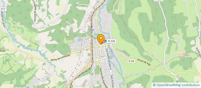 localisation de l'entreprise MADAME ANNE SARRAIL  GAN