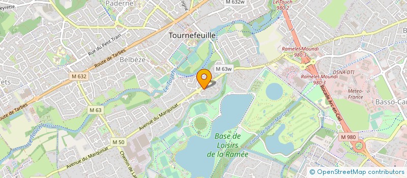 localisation de l'entreprise MADAME ANNE SARRET à TOURNEFEUILLE