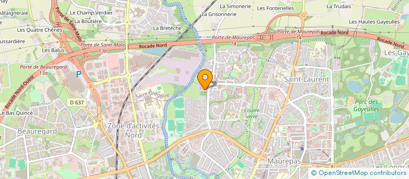 localisation de l'entreprise MADAME ANNE SARTORI  RENNES