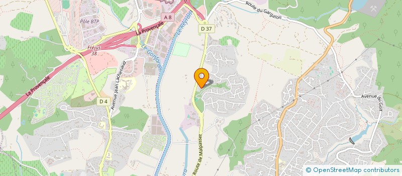 localisation de l'entreprise MADAME ANNE SASSI à FREJUS