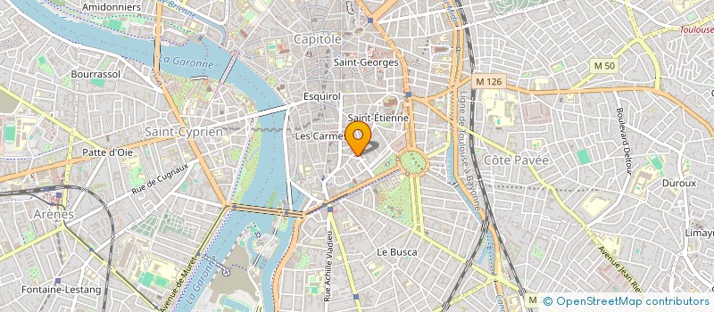 localisation de l'entreprise MADAME ANNE SAUVAGNAC à TOULOUSE