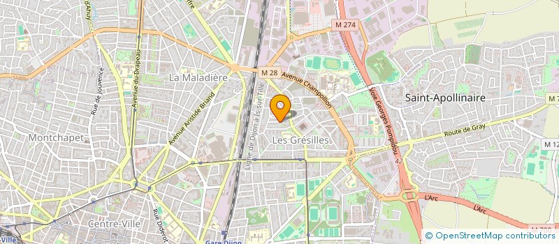 localisation de l'entreprise MADAME ANNE SCHERRER à DIJON