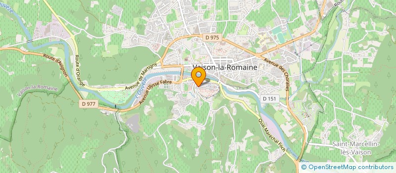 localisation de l'entreprise MADAME ANNE SCHLUMBERGER à VAISON-LA-ROMAINE