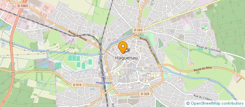 localisation de l'entreprise MADAME ANNE SCHMITT  HAGUENAU