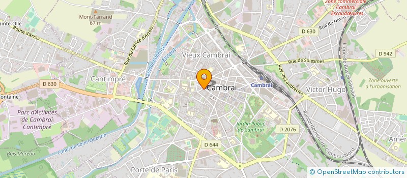 localisation de l'entreprise MADAME ANNE SCHNEIDER  CAMBRAI