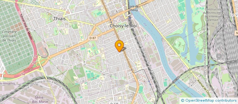 localisation de l'entreprise MADAME ANNE SCHOELCHER  CHOISY-LE-ROI