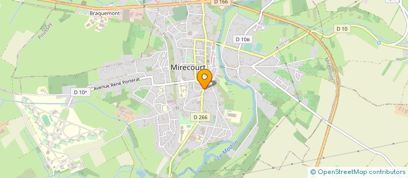 localisation de l'entreprise MADAME ANNE SCHREINER à MIRECOURT