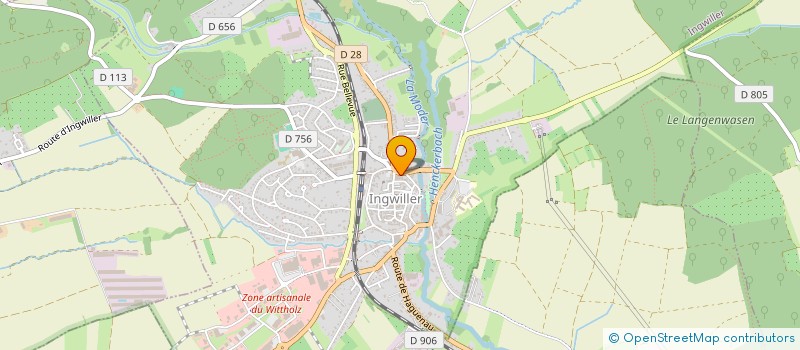 localisation de l'entreprise MADAME ANNE SCHUHLER à INGWILLER