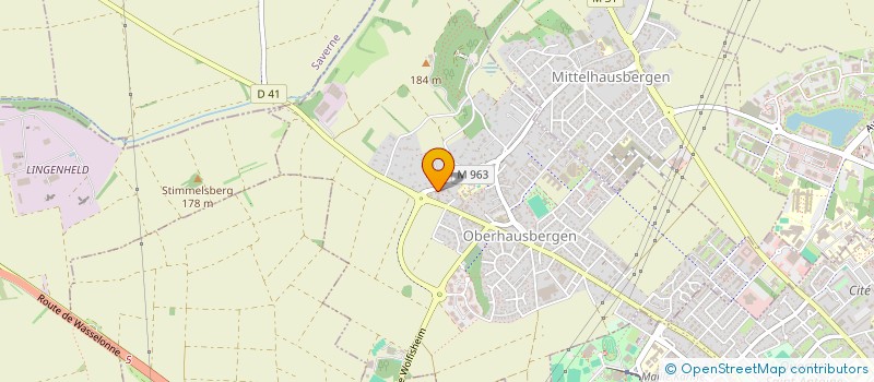 localisation de l'entreprise MADAME ANNE SCHUNCK  OBERHAUSBERGEN