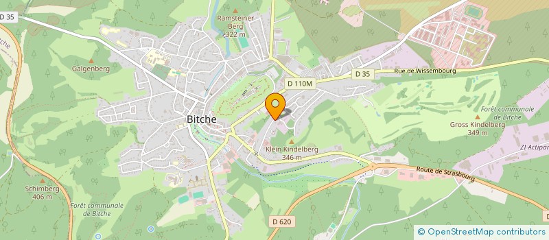 localisation de l'entreprise MADAME ANNE SCHWARTZ  BITCHE