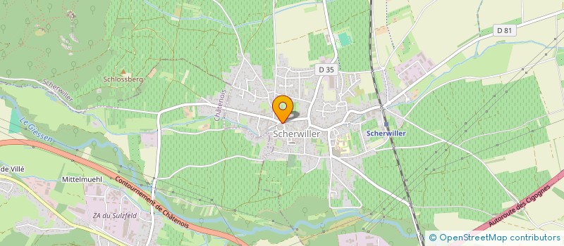 localisation de l'entreprise MADAME ANNE SCHWEY  SCHERWILLER