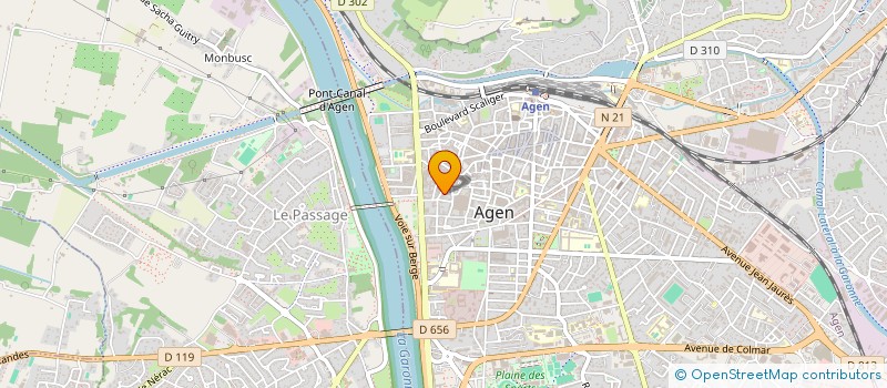 localisation de l'entreprise MADAME ANNE SCOLAN à AGEN