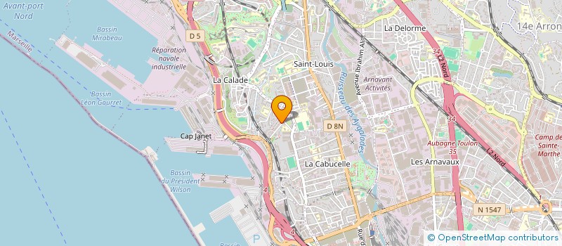 localisation de l'entreprise MADAME ANNE SCOLLO  MARSEILLE