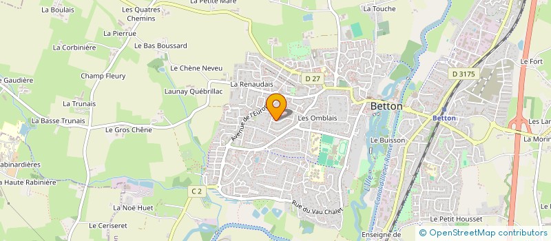 localisation de l'entreprise MADAME ANNE SEBILLE  BETTON
