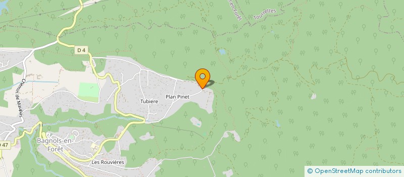 localisation de l'entreprise MADAME ANNE SEENE  BAGNOLS-EN-FORET