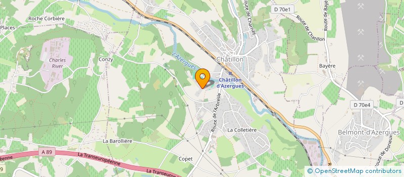 localisation de l'entreprise MADAME ANNE-SEGOLENE CROIZIER  DOMMARTIN