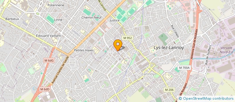 localisation de l'entreprise MADAME ANNE-SEGOLENE LUTUN  LYS-LEZ-LANNOY