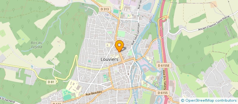 localisation de l'entreprise MADAME ANNE SEMELAGNE  LOUVIERS