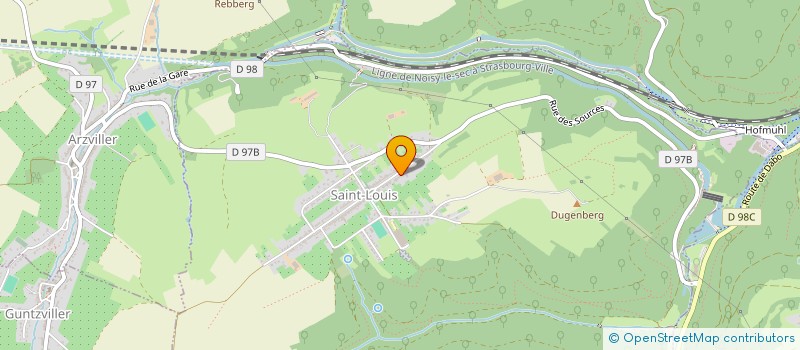 localisation de l'entreprise MADAME ANNE SENET  SAINT-LOUIS