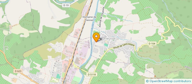 localisation de l'entreprise MADAME ANNE SERENE  PIEUSSE