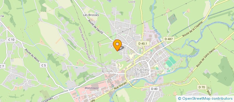 localisation de l'entreprise MADAME ANNE SERNA  CHARLIEU