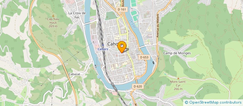 localisation de l'entreprise MADAME ANNE SERRES  CAHORS