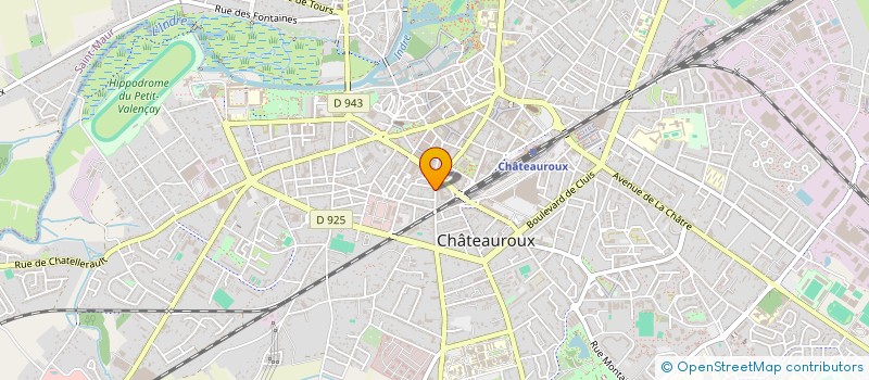 localisation de l'entreprise MADAME ANNE SERRO à CHATEAUROUX