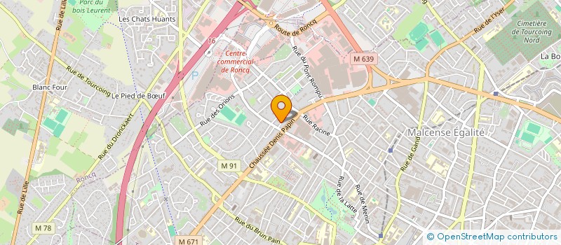 localisation de l'entreprise MADAME ANNE SERVANT  TOURCOING