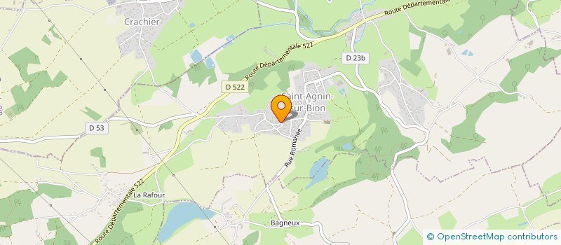 localisation de l'entreprise MADAME ANNE SERVE  SAINT-AGNIN-SUR-BION