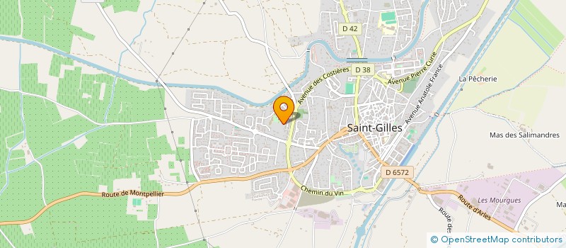 localisation de l'entreprise MADAME ANNE SESTINI  SAINT-GILLES